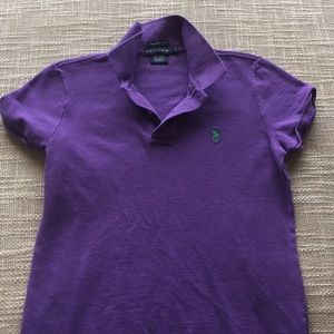 purple Ralph Lauren polo